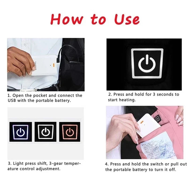 Heated vest
