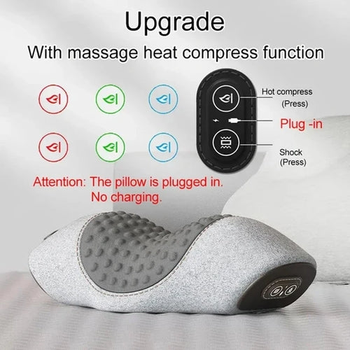 3-in-1 Heated Neck & Shoulder Massager Pillow
