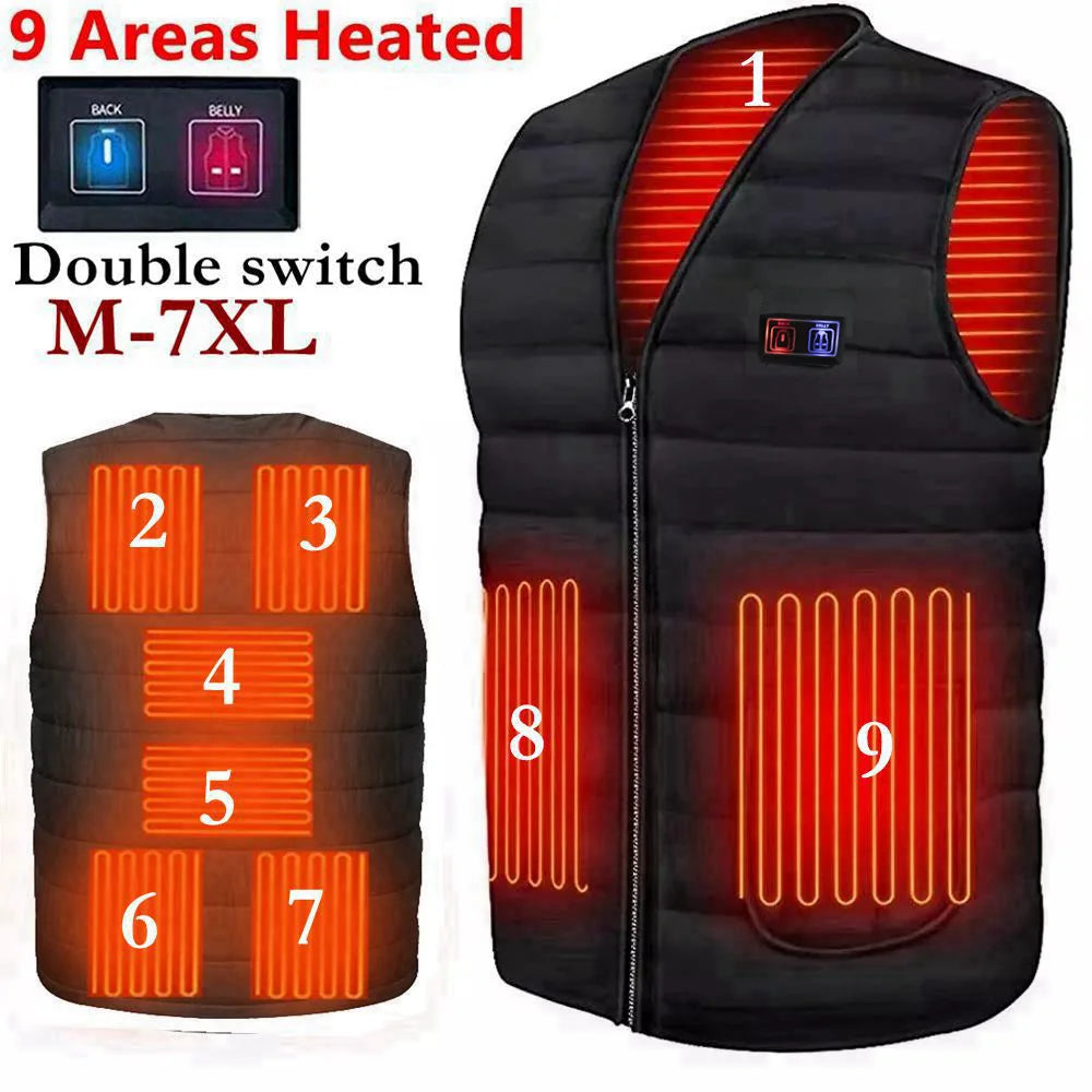 Smart Heated Vest | 3 Heat Levels, Unisex