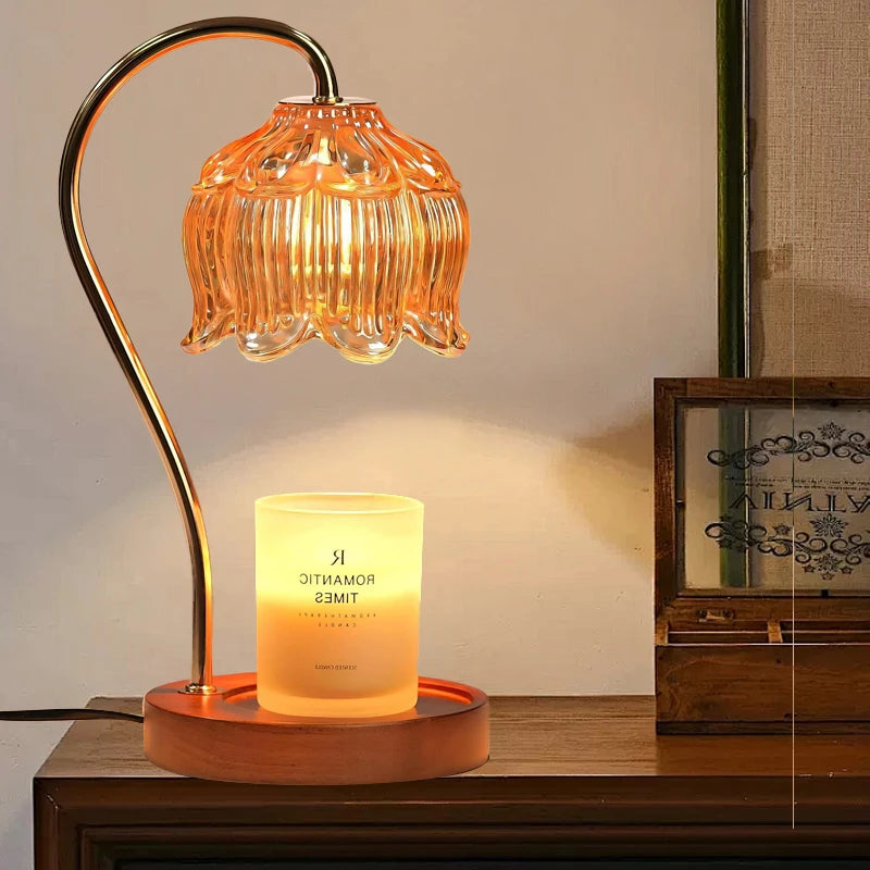 Modern Candle Warmer Lamp | Timer & Dimmer
