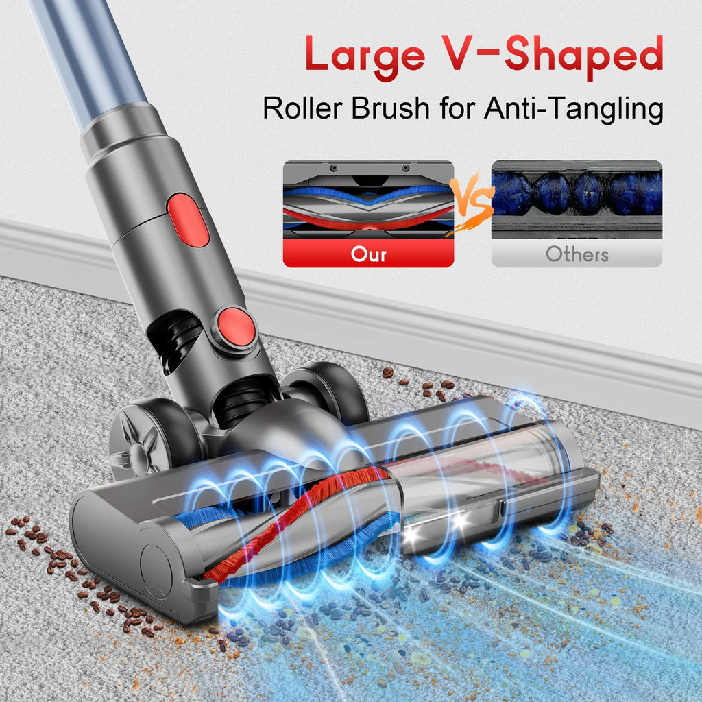 Honki Cordless Stick Vacuum | 78kPa Suction, 45-Min Runtime