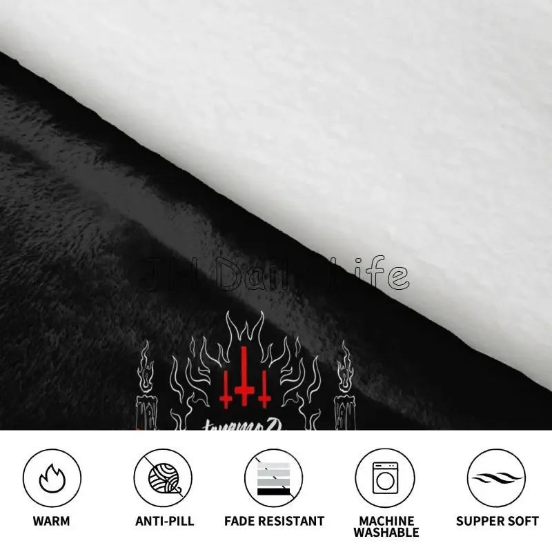 Skull Sherpa Blanket Hoodie