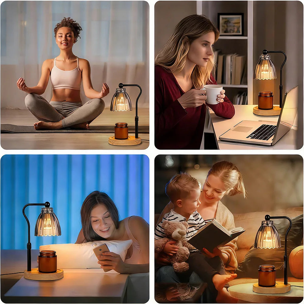 Dimmable Candle Warmer Lamp with Timer