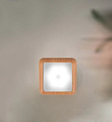 Wood Grain Motion Sensor Night Light