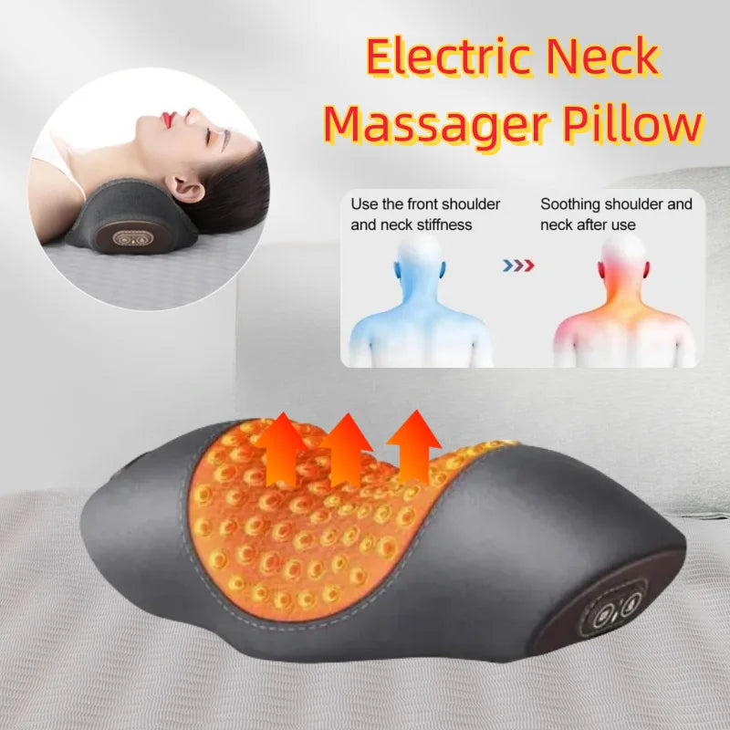 3-in-1 Heated Neck & Shoulder Massager Pillow