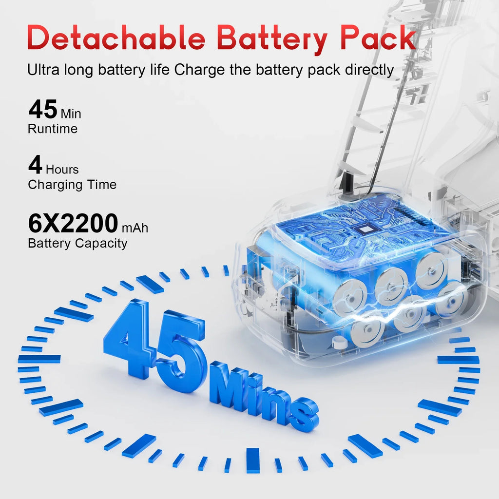 Honki Cordless Stick Vacuum | 78kPa Suction, 45-Min Runtime
